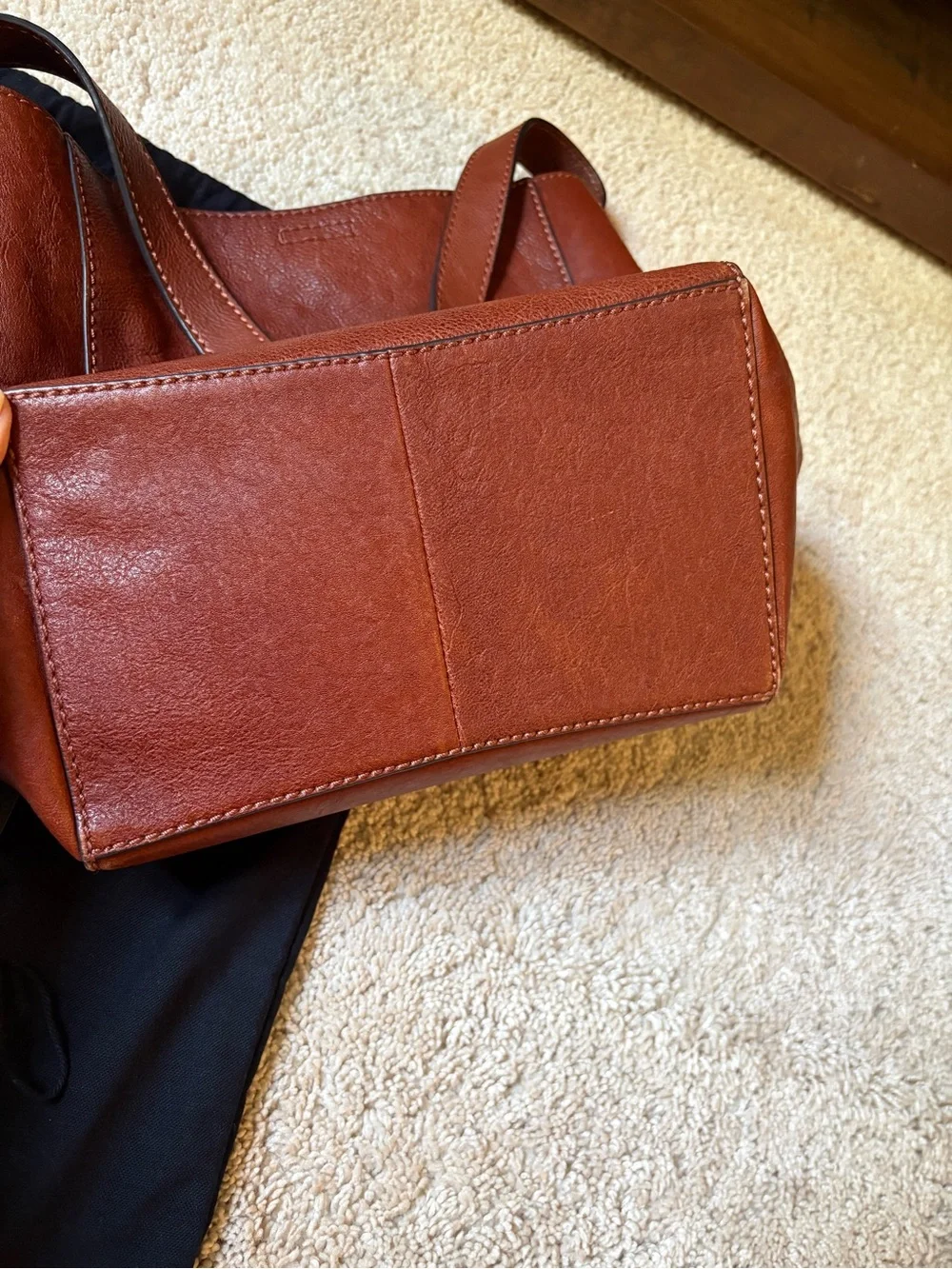 Frye artesian leather side pocket Hobo bag